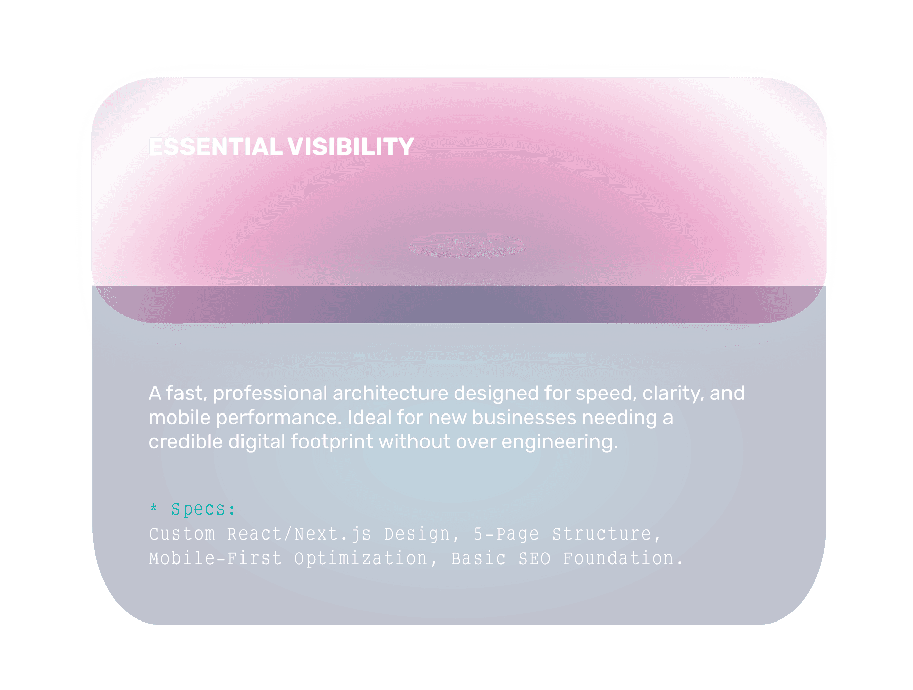 ESSENTIAL VISIBILITY