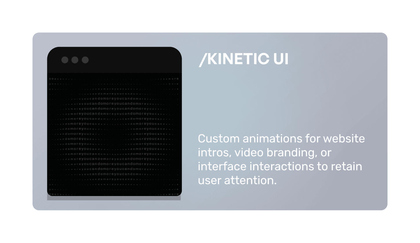 /KINETIC UI